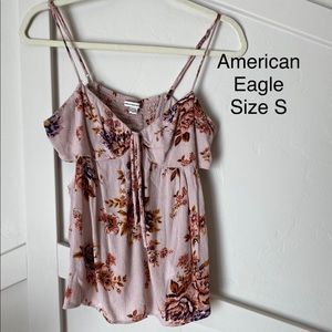 Blush pink floral top